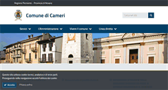 Desktop Screenshot of comune.cameri.no.it